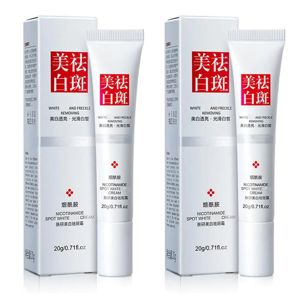 Whitening Cream Anti Freckle Face Remove Blackmelasma Dark Spot Acne Qme 20g x2