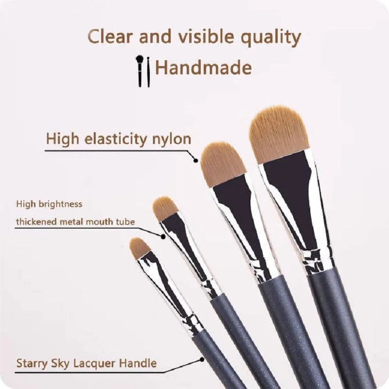 4 Types Sizes Upgraded Ultra-thin Foundation Concealer Makeup Brush Qme