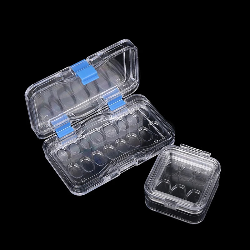 6 16 Grids Dentistry Tooth Box Film Denture Veneers Storage Materials Qme