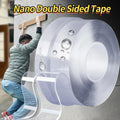 Nano Double sided adhesive tape Waterproof Transparent Decorative Tape Reusable Tape Tools For Home Qme 1m 1mm 2cm