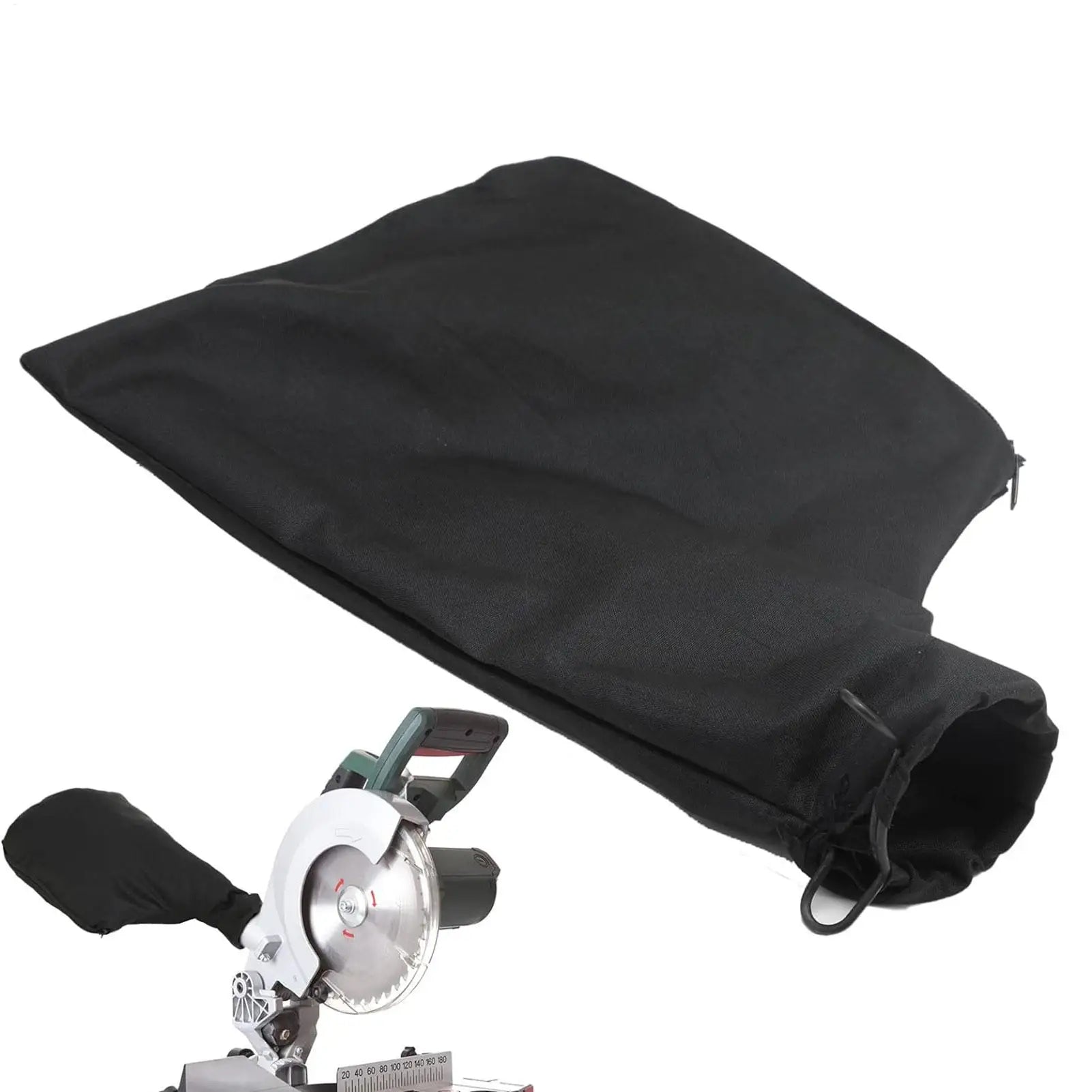Saw Dust Collector Table Saw Dust Collector Bag Portable Lightweight Black Small Outlet Accessories for Family Home Workshop Qme