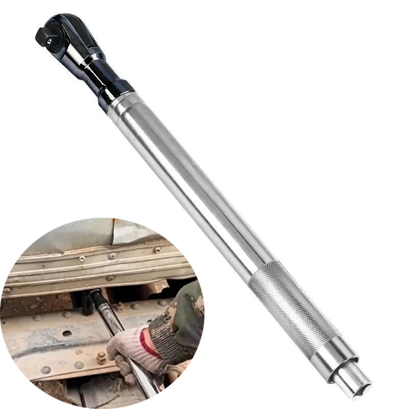 1Pcs Four-wheel Alignment Angle Adjustment Electric Extension Car Wrench 2-in-1 Self-contained Ratchet Extended Wrench Qme