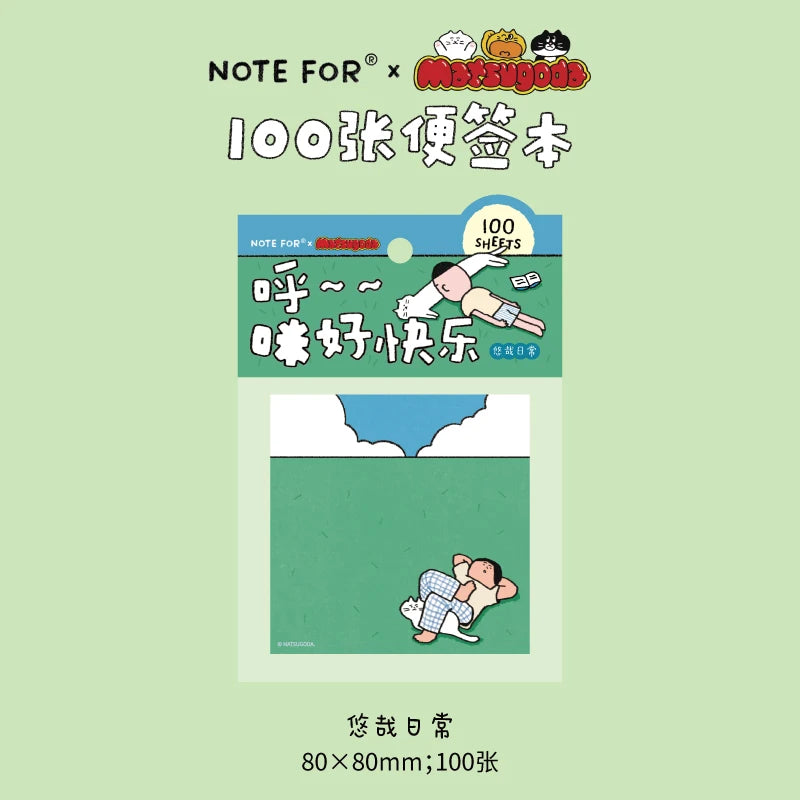 100 Pcs Kawaii to-do list memo pads cute cartoon character theme manuals decoration messages notes stationery Qme F