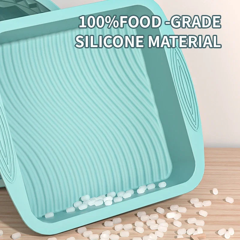 Non-Stick Silicone Fluted Tube Cake Pan 3D Shape Baking Mold DIY Kitchen Bakeware Tools for Pastry & Cake Decorating Qme