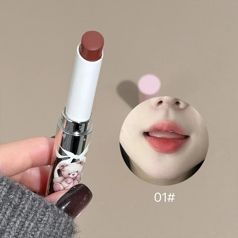 Art Value Velvet Cute Lipstick Matte Soft Mist Colorful Lip Stain Long Lasting Nude Red Lip Tint Pen Nourishing Makeup 6 Colors Qme 01