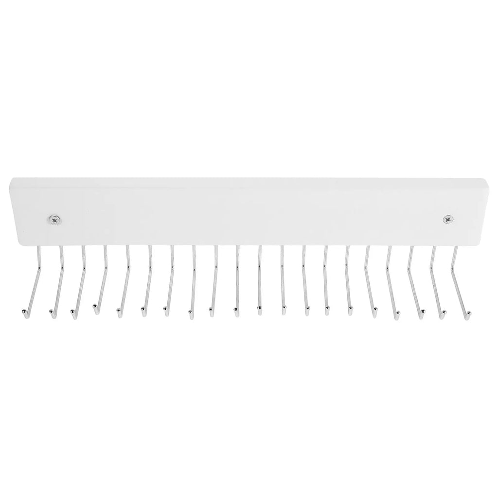 Premium Rotating Tie Belt Organizer Wall Mounted Rack Scarves Accessories Space Saving Hanger Closet Entryway Heavy Duty Qme