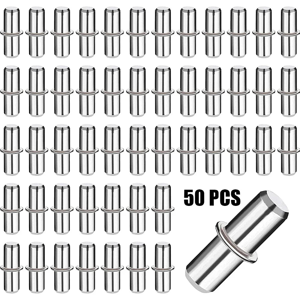 Bracket Shelf Support Pegs Plated Pins Easy Installion Flexible For Cabinet Furniture Closet Iron High Quality Qme A