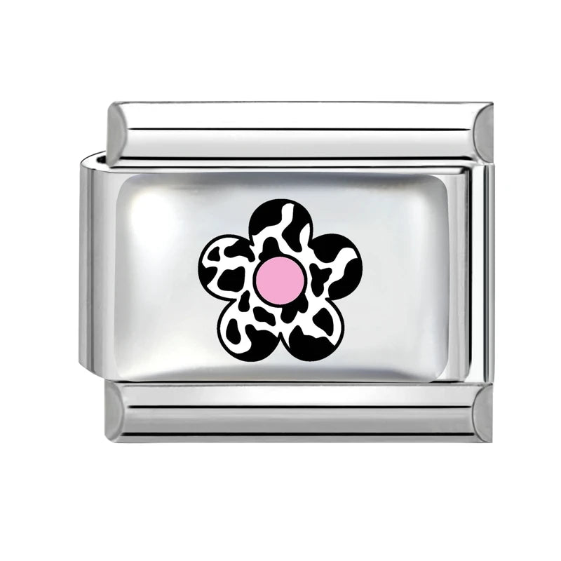 Selling Heart Blue Series Butterfly Fruits Italian Charm Link Fit