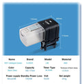 Ilonda Wifi Fish Feeder Organ Smart Control Aquarium Tank Automatic Feeding Device Timing Fishing Equipment Accessories Carp Qme WIFI Feeder FEEDER