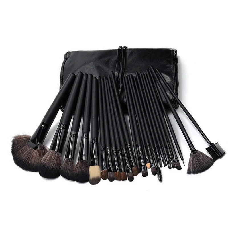 Makeup Brush Bag Sets Professional Cosmetics Brushes Eyebrow Powder Qme