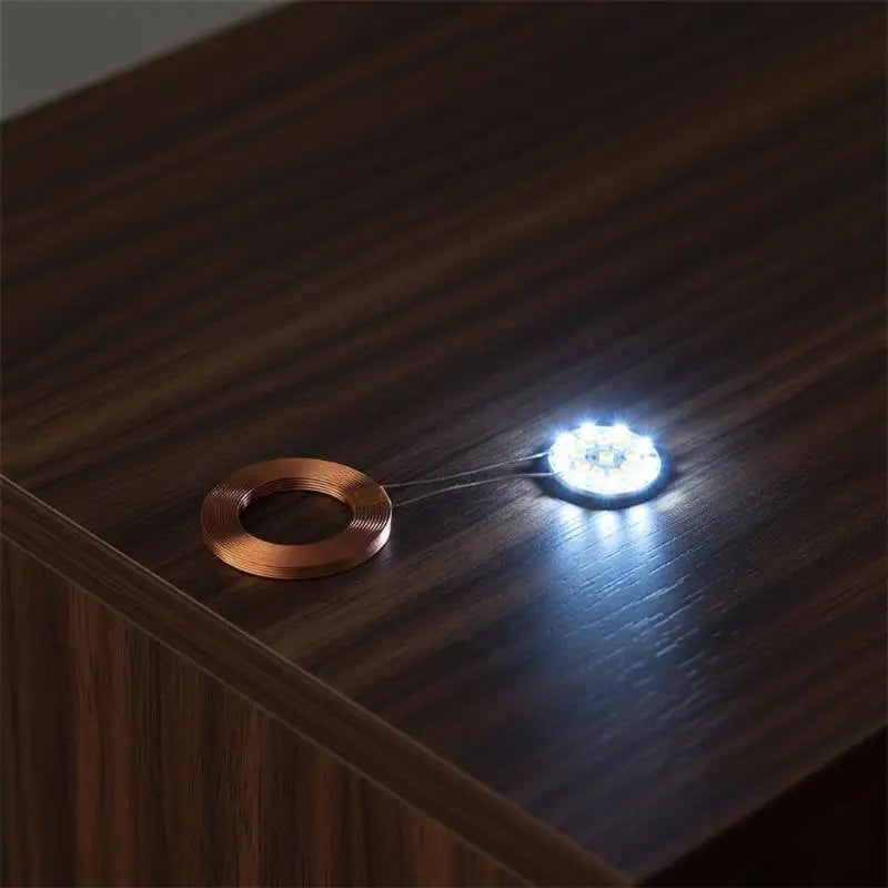 Magnetic Levitation Wireless LED Light Module DC 12V Long Distance Induction Power Supply Transmitter Coil for Night Lamp Qme
