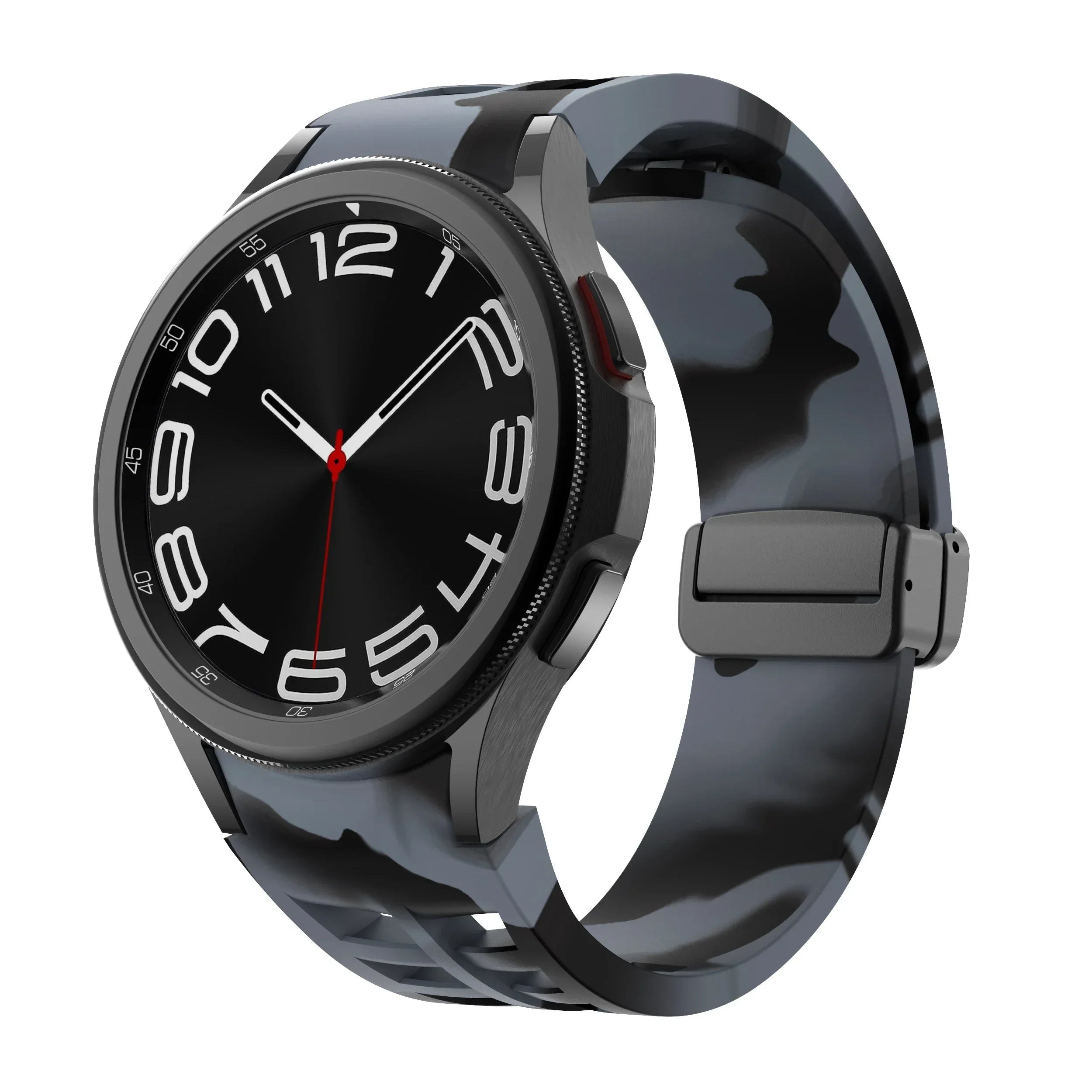 Magnetic Silicone Band Samsung Galaxy Watch 6 Classic 43 4 42 5 No
