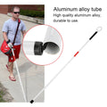 Foldable Walking Stick Folding Foldable Reflective Cane Crutch Portable Anti Shock Walking Stick Blind People Folding Cane Qme Default Title