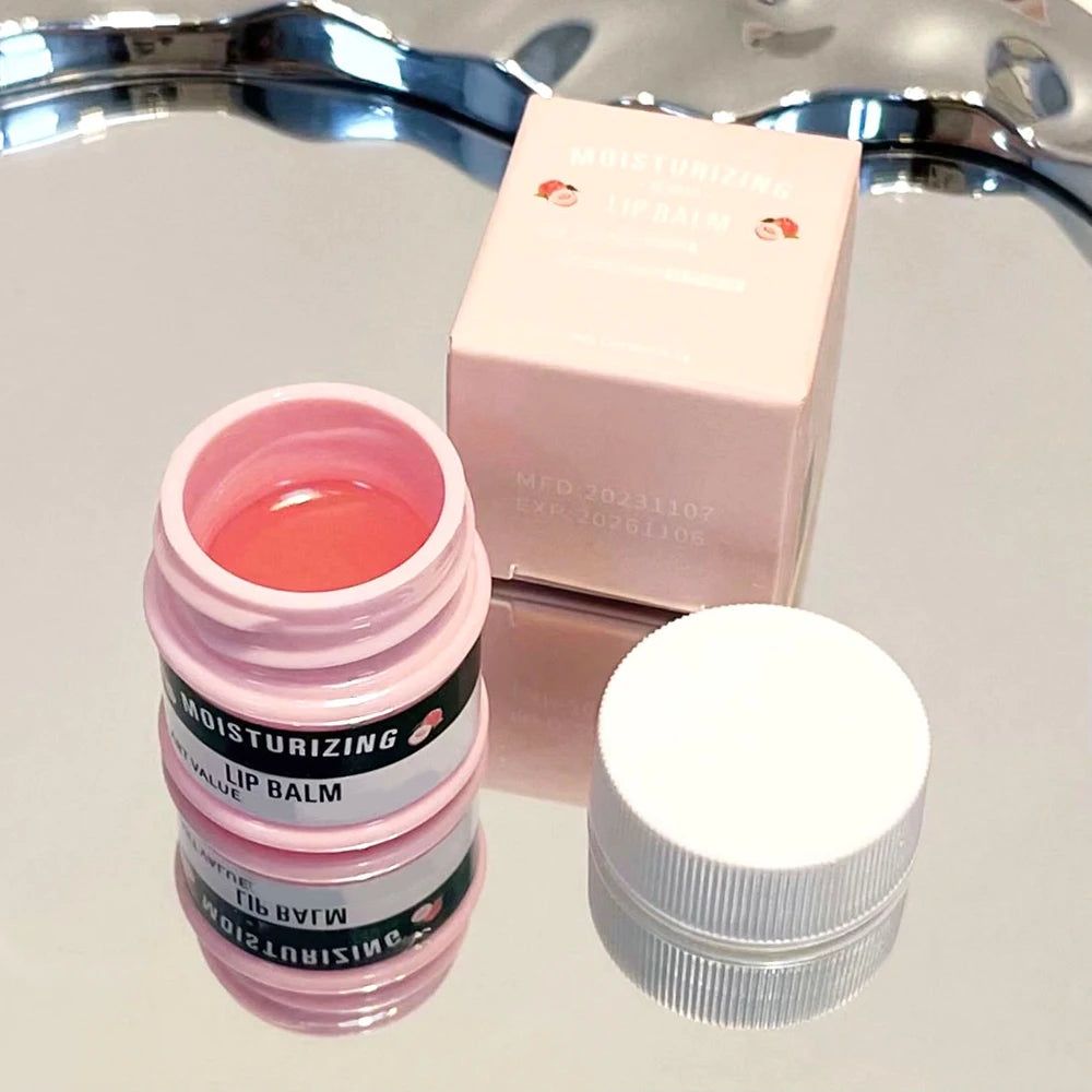 Fruit Lip Balm Cream Lip Makeup Moisturizing Classic Natural Lip Oil Long Lasting Hydrating Lip Care Product Korean Cosmetics Qme