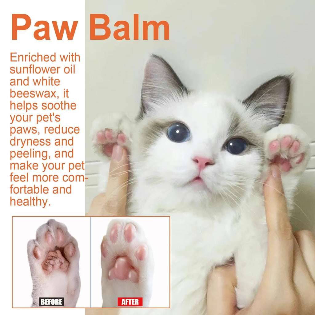 YEGBONG 30g Pet Paw Care Cream Foot Pad Protection Oil for Cats And Dogs Dog Paw Balm Cat Paw Protective Cream Canine Foot Care Qme