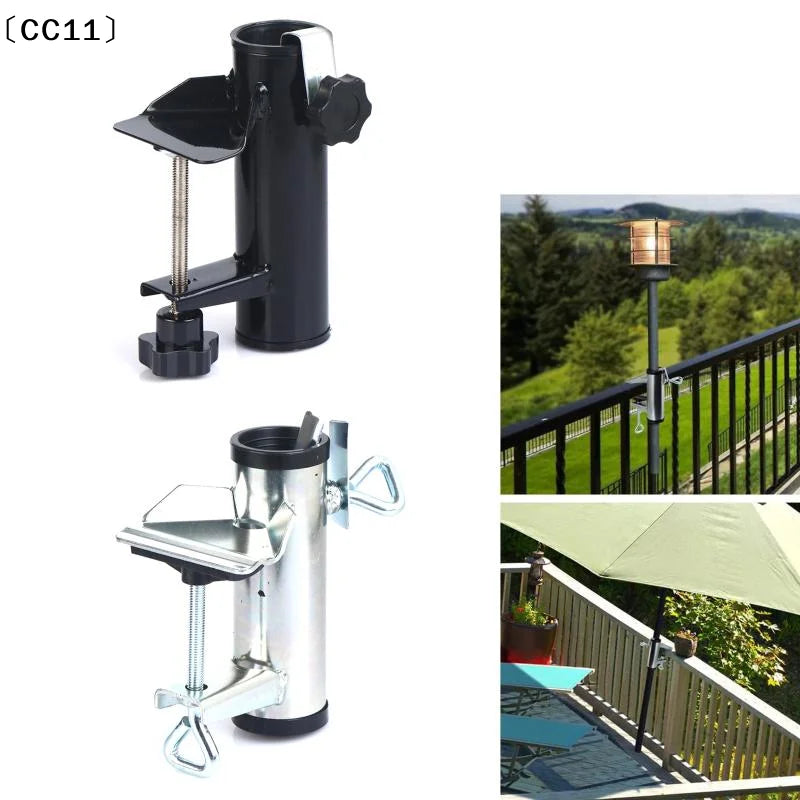 Outdoor Patio Beach Sunshade Umbrella Fixing Clip Garden Holder Qme