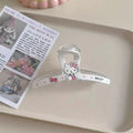 Hello Kitty Large Clamp Cartoon Hair Accessories Cute Hair Clips for Students Versatile Hair Clips and Headpieces Qme 6