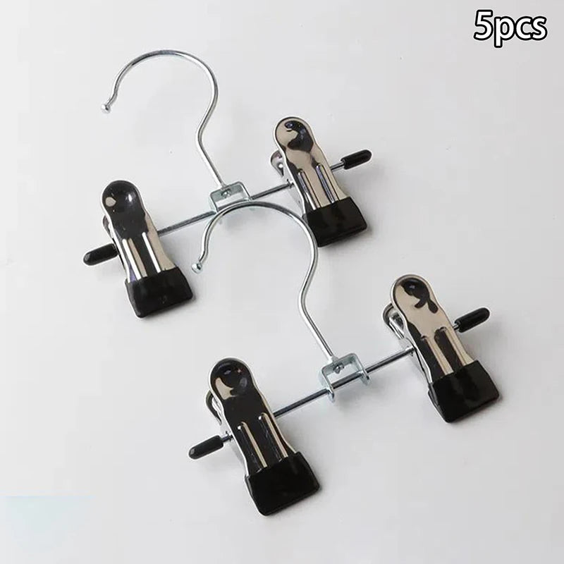 Seamless Stainless Steel Trouser Rack Adjustable Stainless Steel Shoe Rack Trouser Rack Boots Hanger Portable Qme A4