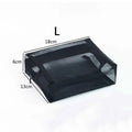 Simple Cosmetics Storage Bag For Women Large-capacity Waterproof Travel Portable Toiletries Storage Package Mesh Zipper Bag Qme Black L