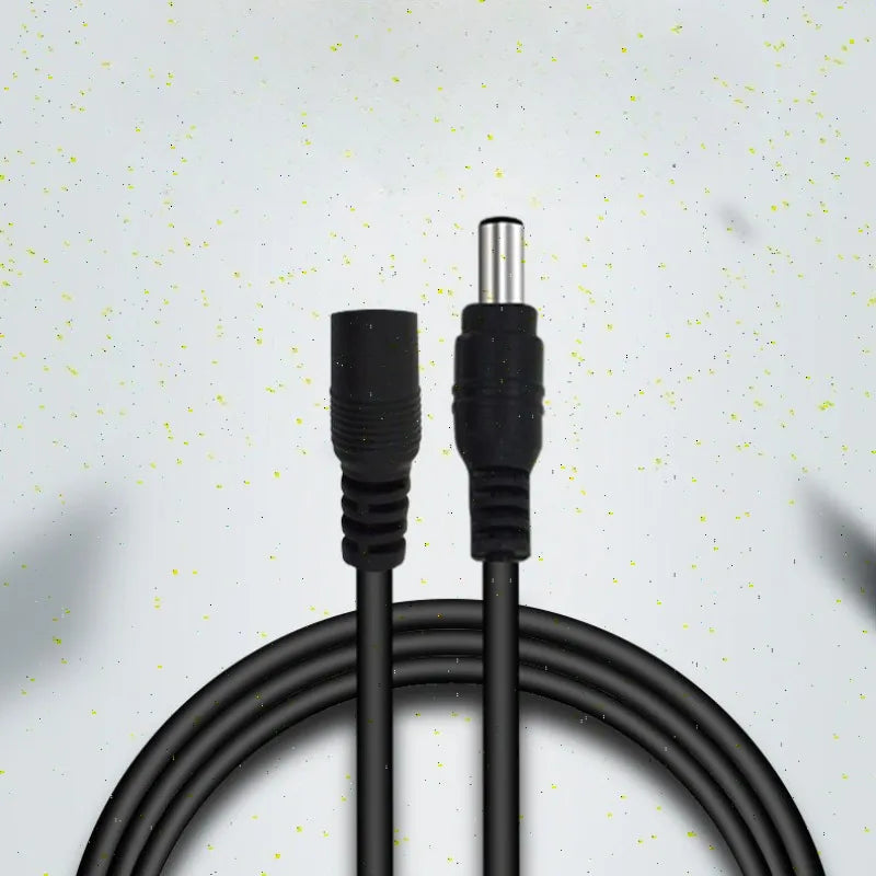 5pcs Copper monitoring power extension cord DC power cord 1/1.5/2/3/5 meter DC public bus DC5.5 * 2.1 Qme