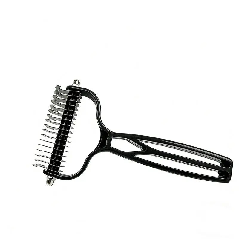 Pet Knot Removing Comb Double Sided Stainless Steel Hair Remover Dog Qme A4