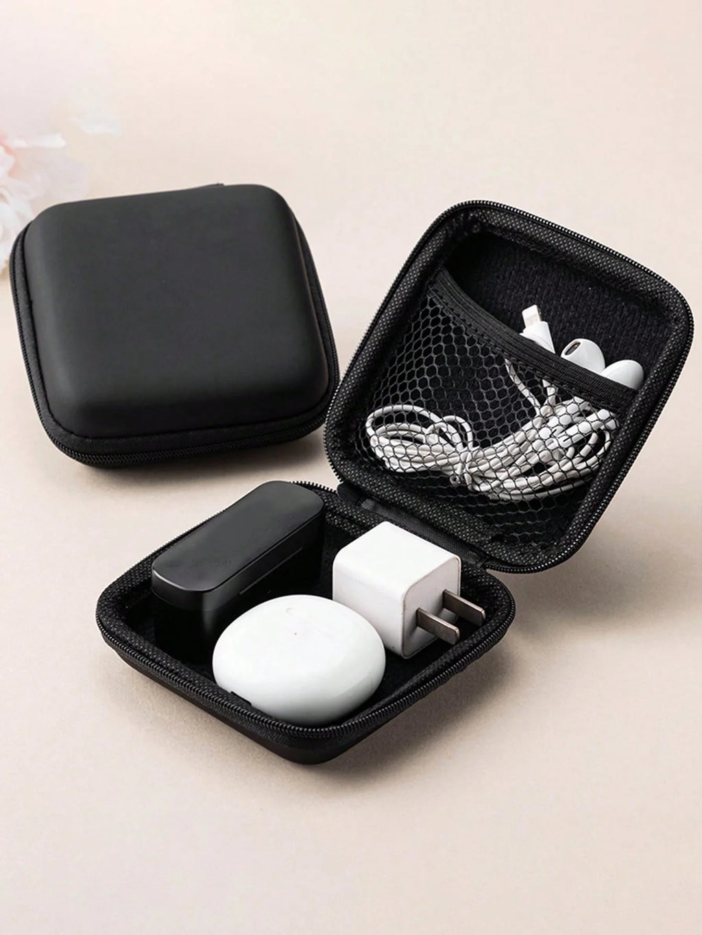 Data Cable Storage Bag Portable Bluetooth Headset Box Digital Product Qme