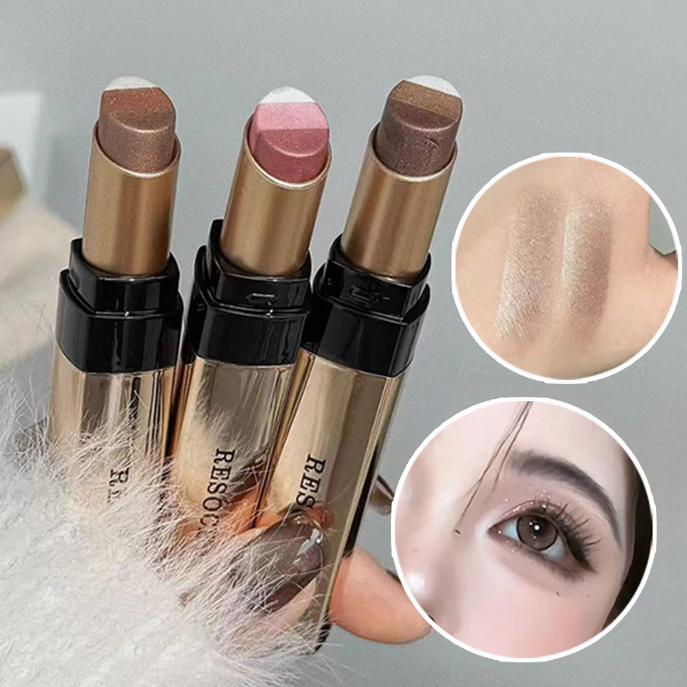 Three Gradient Pearlescent Eye Shadow Stick Water&sweatproof Qme