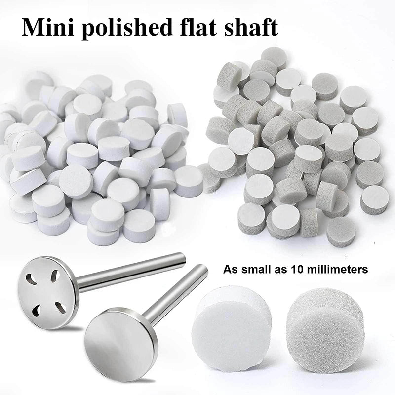 Self-adhesive Sponge Buffing Pads Replaceable Stainless Steel Disk Qme