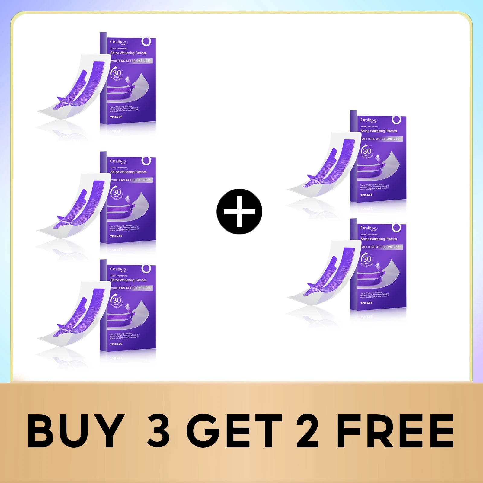 Purple Teeth Whitening Strips Lighten Yellow Tooth Brightener Remove Smoking Coffee Tea Stains Reduce Plaque Bleach Teeth Patch Qme Buy 3 get 2 free