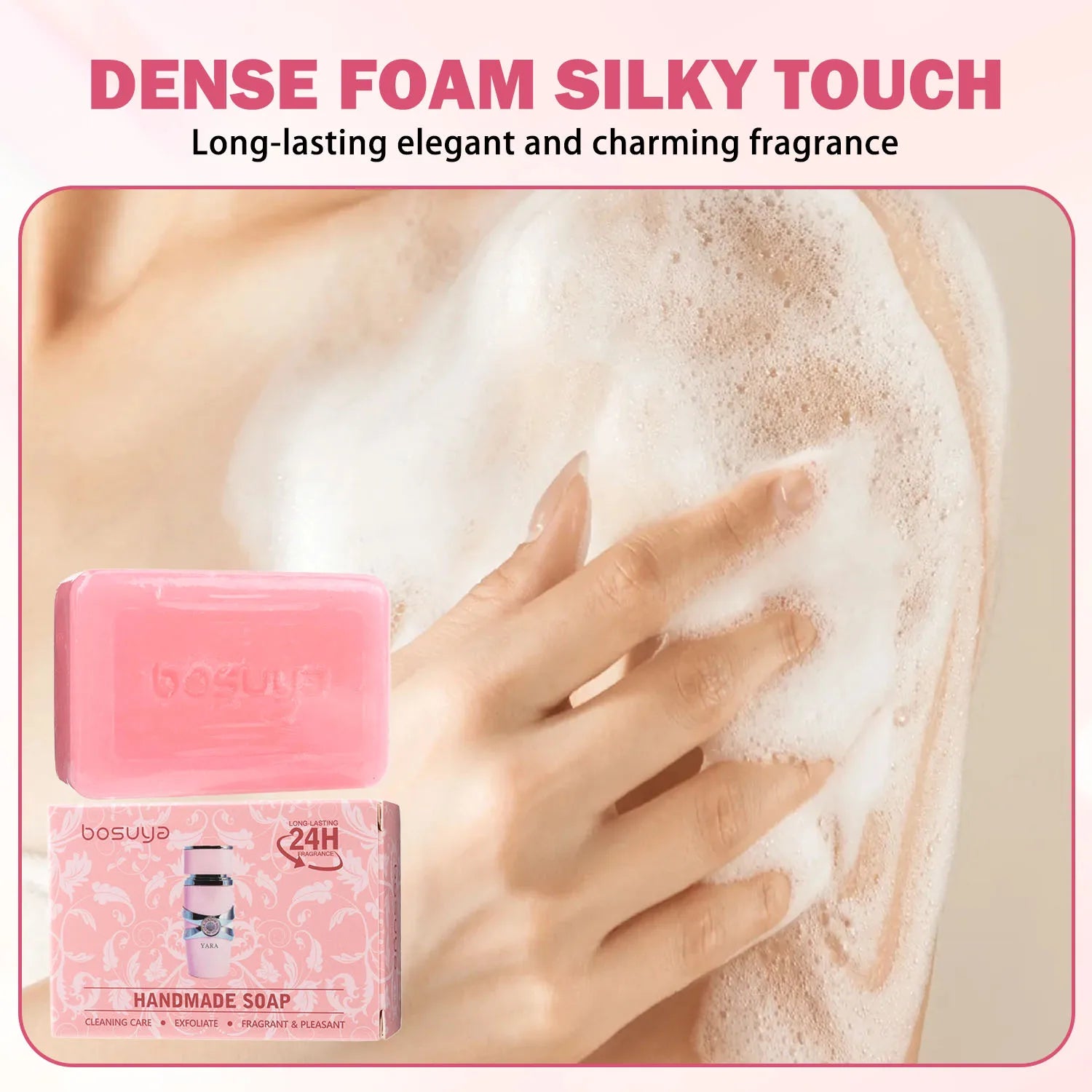 Fragrance Handmade Soap Long-lasting Deep Cleansing Suitable Face Qme