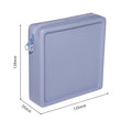 Silicone Organizer Cosmetic Bag Waterproof Smooth Zipper Earphone Holder Color Wallet Coin Purse Portable Pouch Qme L Purple