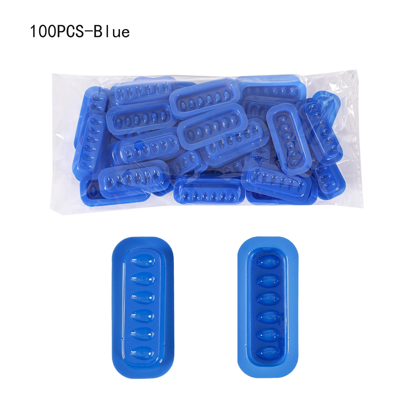 Self Adhering Eyelash Extension Lash Glue Tray Wells Fan Maker Qme Blue China Mainland