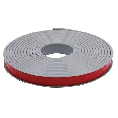 10M U-shaped Edge Banding Table Chair Edge Banding Self-adhesive Scratch Resistant Corner Protection Furniture Decorative Strip Qme Grey 10M 22mm