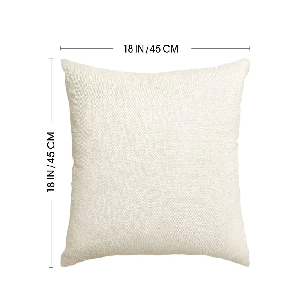 1PC Linen 2D Lovely Fox Printed Throw Pillowcases Home Sofa Decorative Cushion Covers Washable Skin-friendly Bed Pillow Case Qme