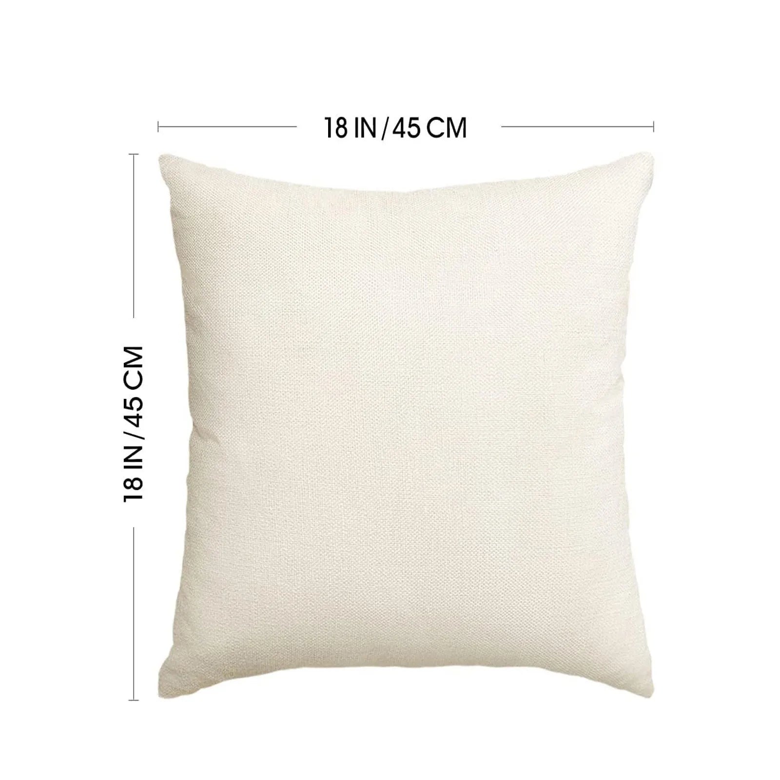 1PC Linen 2D Lovely Fox Printed Throw Pillowcases Home Sofa Decorative Cushion Covers Washable Skin-friendly Bed Pillow Case Qme