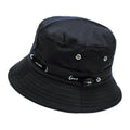 Stringed Bucket Hat Panama Breathable Sun Protection Fisherman Hat for Men Women Girls Summer Travel Sports Hiking Beach Bob Hat Qme BK 55-60cm