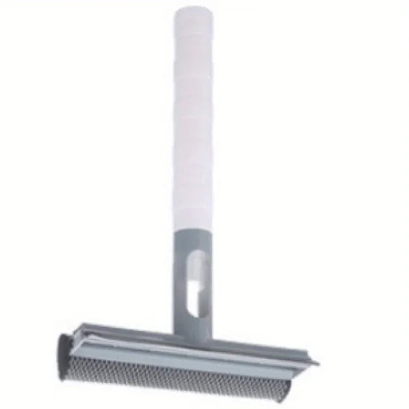 Car Glass Cleaner, 3 In 1 Multidirectional Rotation Spray Glass Wiper Window Squeegee, With Spray And Sponge Qme