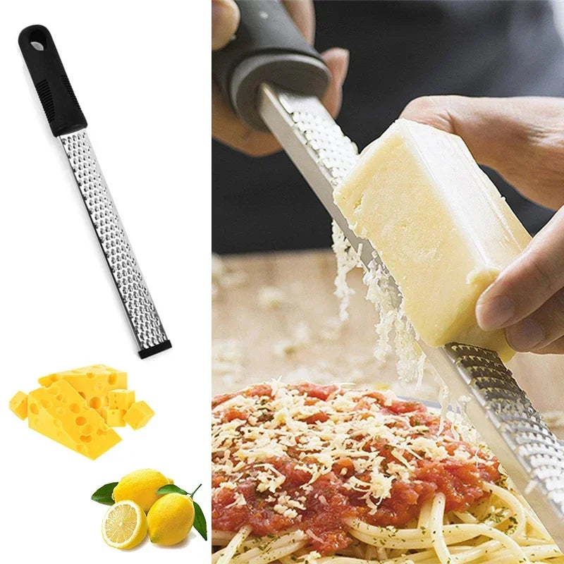Stainless Steel Cheese Grater Slicer Lemon Zester Chocolate Chopper Qme