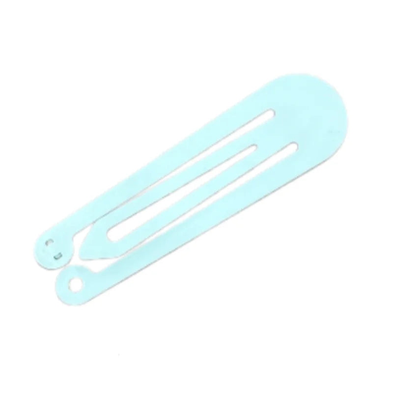 Extra Large BB Hair Clips Women Girls Solid Creative Styling Qme Blue