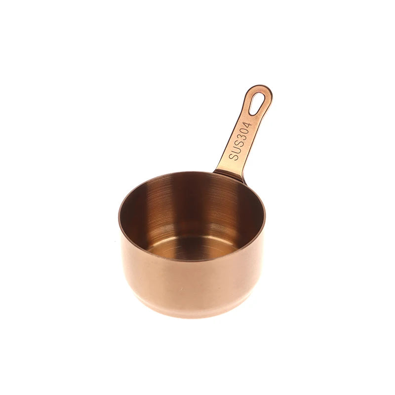 Stainless Steel Heat-resistant Stockpots Long Handle Mini Sauce Pan Qme