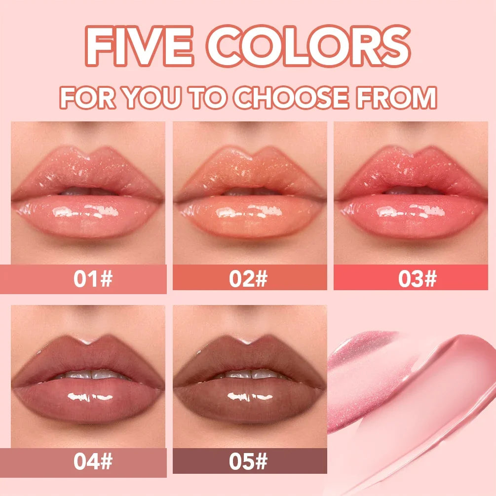 QIBEST Velvet Brown 2 In 1 Lip Liner Pencil Lipgloss Moisturizing Cherry Red Lip Liner Lip Contour Pen Makeup Women Lip Glaze Qme