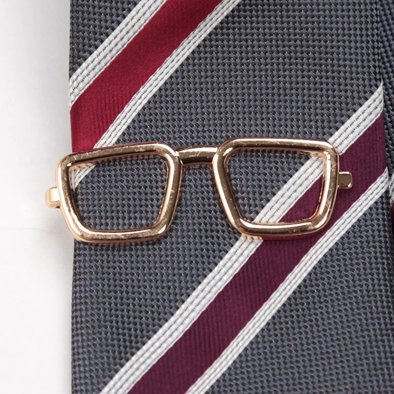 Men's Tie Clips Fashion Clip Men Practical Necktie Clasp Black Bar Qme