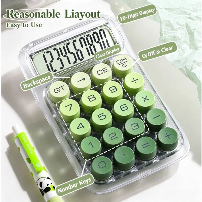 Calculator Office Commercial Transparent Dopamine Gradient Color Computer Cute High Appearance Level Calculator Qme