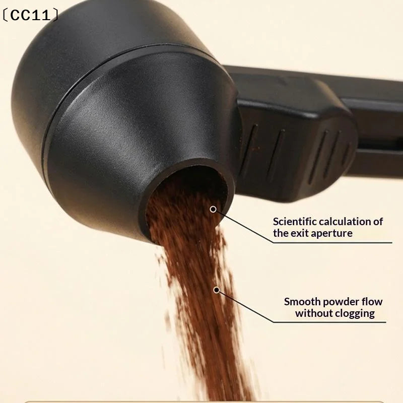 Sliding Leakproof Coffee Scoop Reusable Protein Powder Spoon Funnel Qme