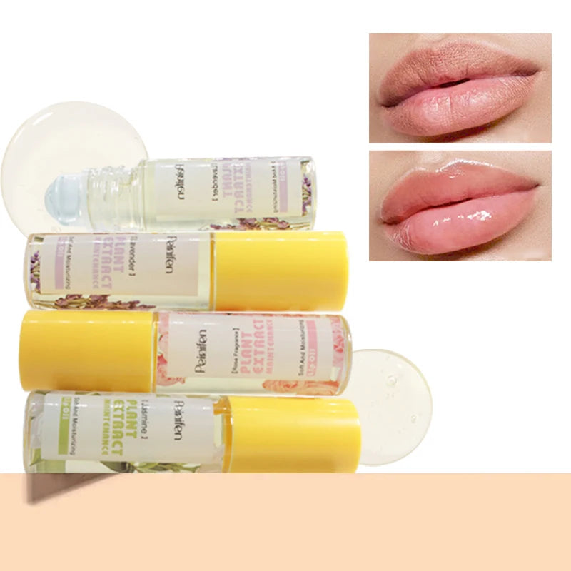 Plant Essence Moisturizing Lip Oil Soft Nourishing Lips Natural Qme