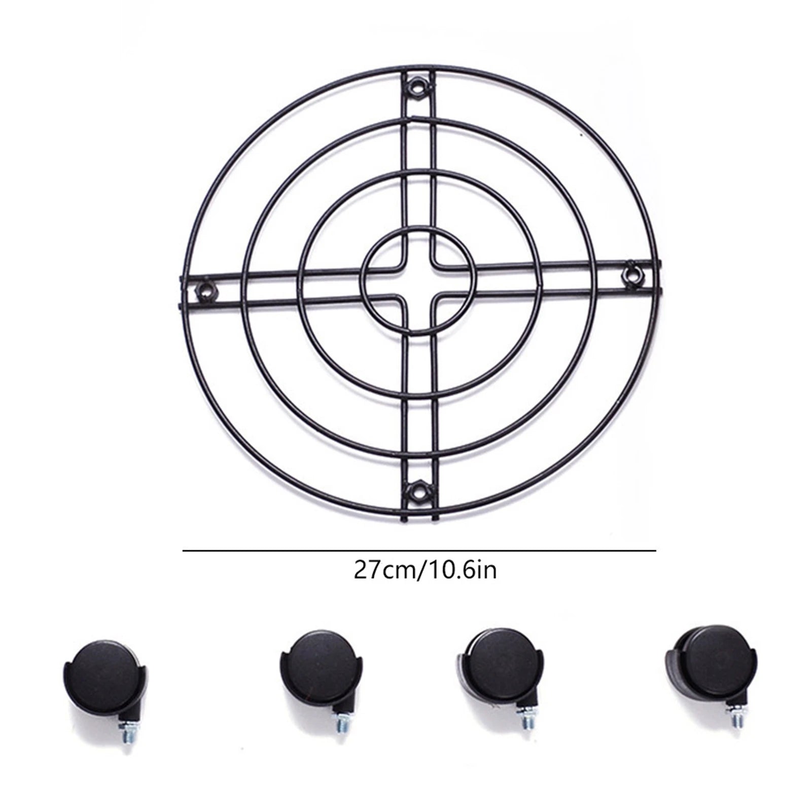 Heavy Duty Iron Potted Plant Stand Heavy Duty Iron Potted Plant Stand With Wheels Round Flower Pot Rack for Indoor Outdoor Qme