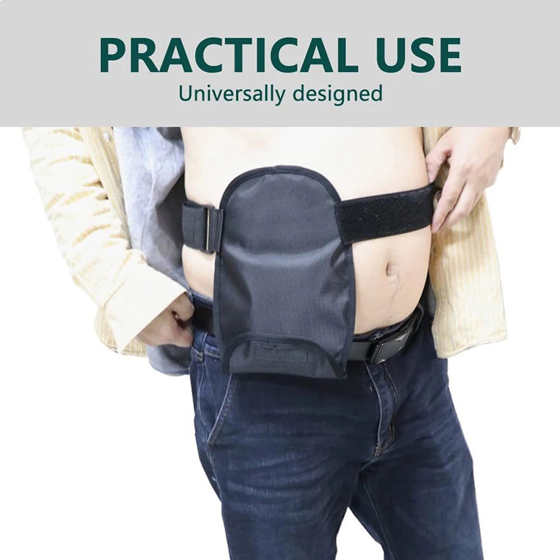 Ostomy Bag Cover Water Resistant Adjustable Waist Fixed Load-bearing Qme