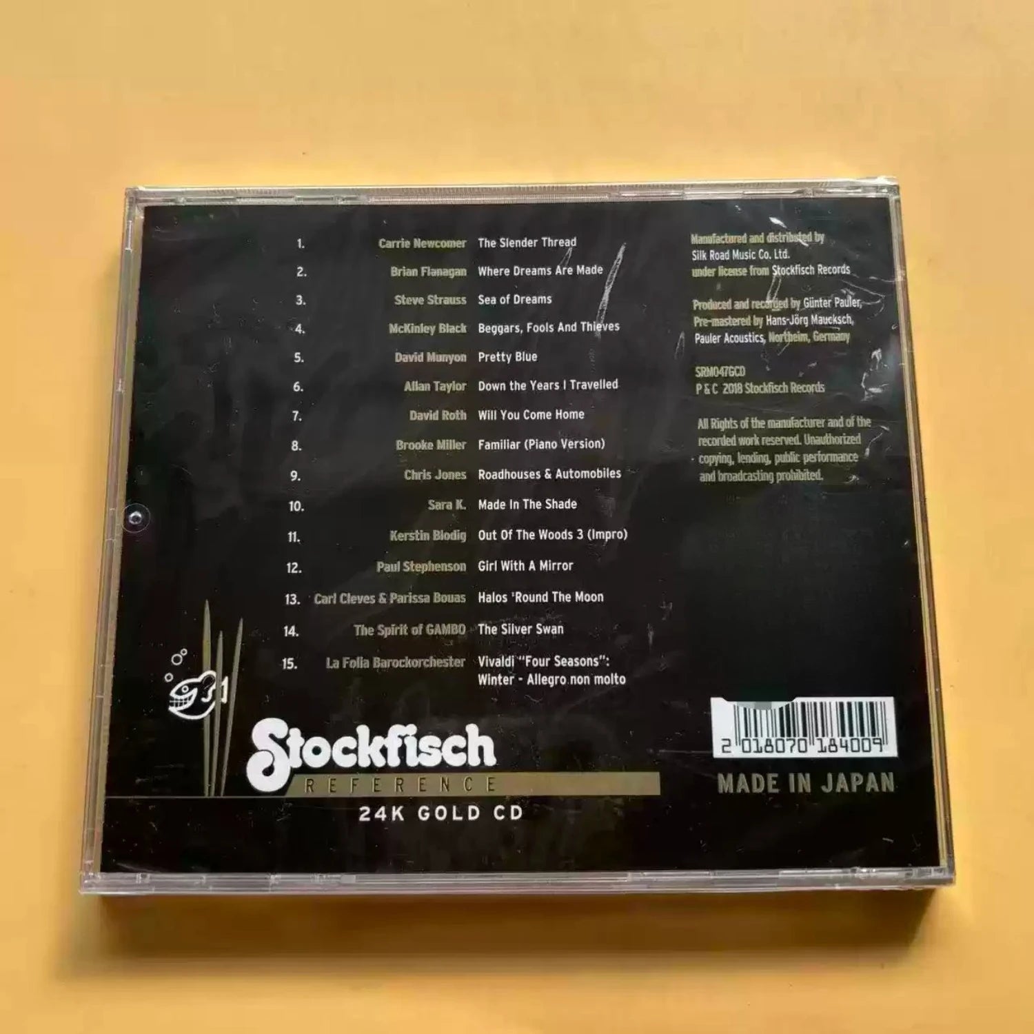 Art of Recording Series Gold CD Audiophile Demonstration Collection High-Resolution Master Tape Production Featuring Vocal Works Qme