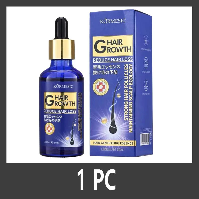Hair Growth Serum Anti Loss Regrowth Hair Growth Oil Prevent Baldness Repair Damage Scalp Massage Moisturizing Nourish Hair Care Qme 1PC