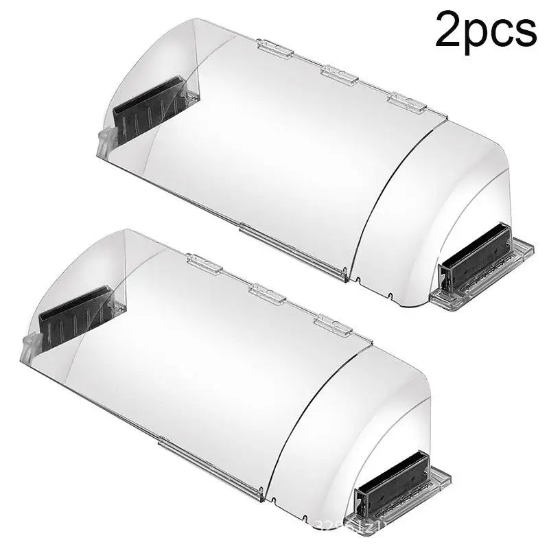 AC Air Vent Deflector Magnetic Adjustable Vent Redirector Covers For Home Floor Registers Ceiling Registers Heat Under Furniture Qme 2pcs